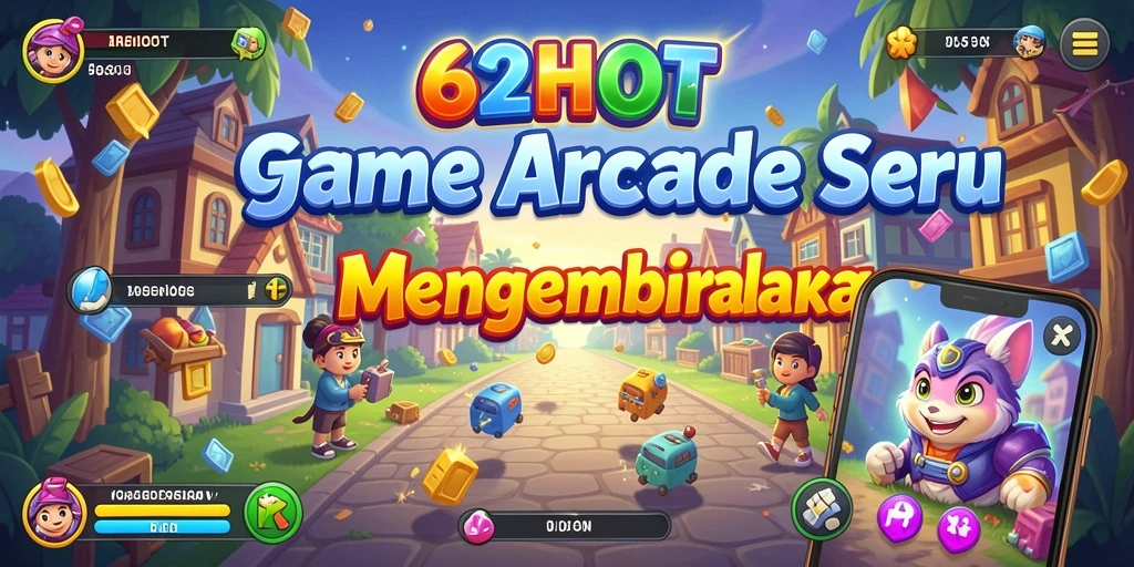 Tampilan gameplay seru dalam 62HOT, penuh tantangan dan keseruan.
