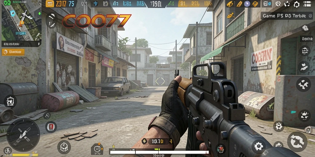 Tampilan gameplay COO77 dengan aksi seru dan grafis menawan.