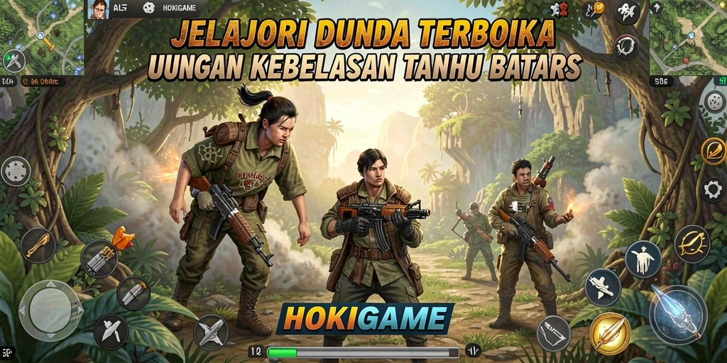 Gameplay HOKIGAME yang menarik dalam dunia Open World yang luas.