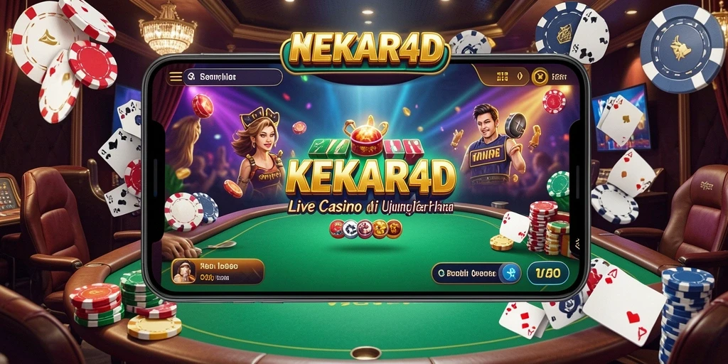 Tampilan gameplay Live Casino yang mendebarkan di KEKAR4D.