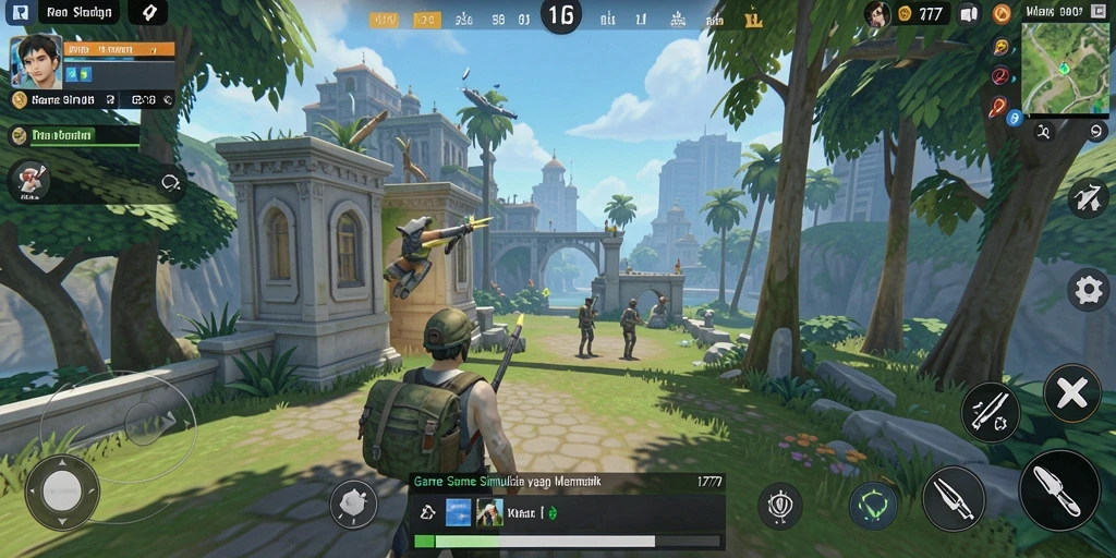 Screenshot gameplay <strong>L777</strong> menampilkan visualisasi simulasi yang realistis dan menyenangkan.