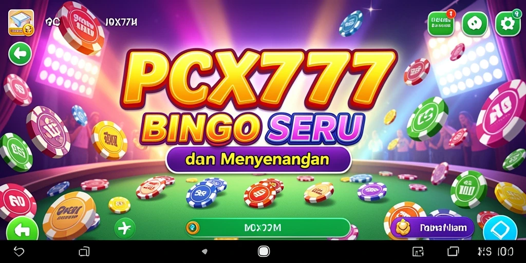 Tangkapan layar gameplay <strong>PCX777</strong> yang menampilkan suasana seru permainan Bingo.
