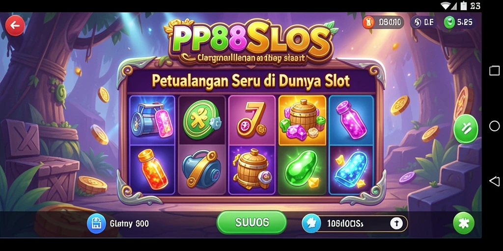 Tampilan gameplay seru dari PP88SLOTS di dunia slot.