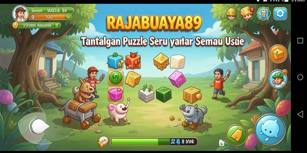 Tampilan gameplay seru dari RAJABUAYA89 yang menantang.
