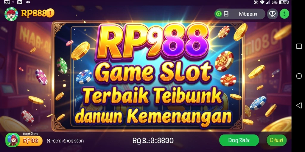 Tampilan gameplay yang menarik dan seru dari game Slot RP888.