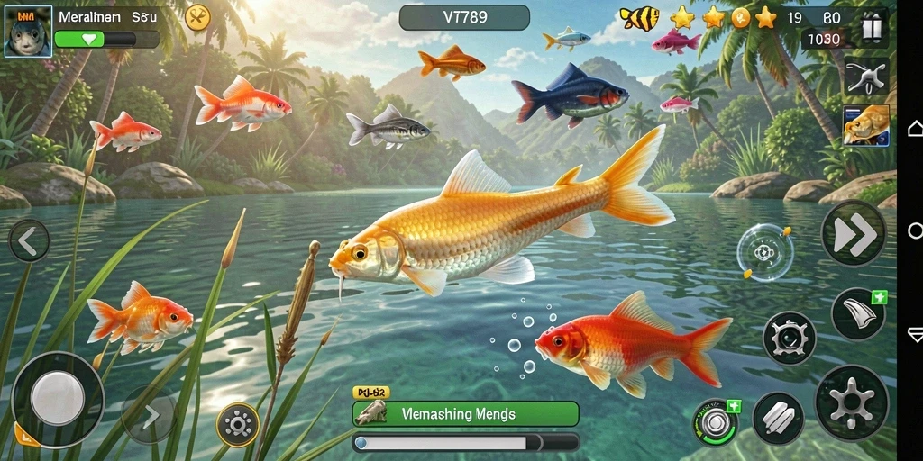 Tangkapan ikan yang luar biasa dalam gameplay VT789.